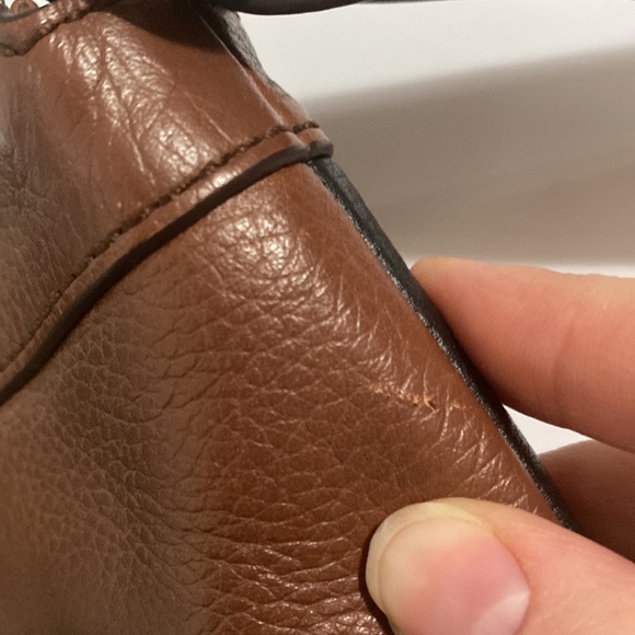 Fossil issue 1954 leather patchwork colorblock crossbody bag - Picture 12 of 12